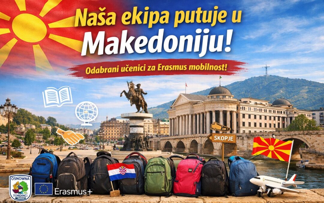Izabrani učenici za mobilnost u Makedoniji