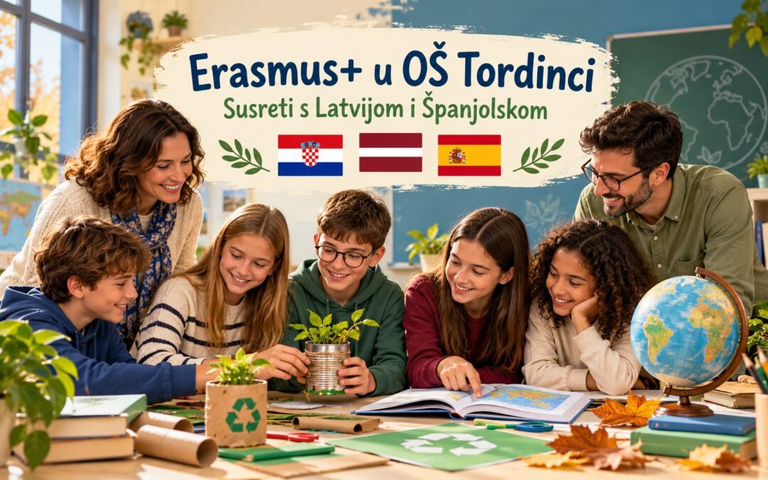 OŠ Tordinci domaćin Erasmus+ gostima iz Latvije i Španjolske